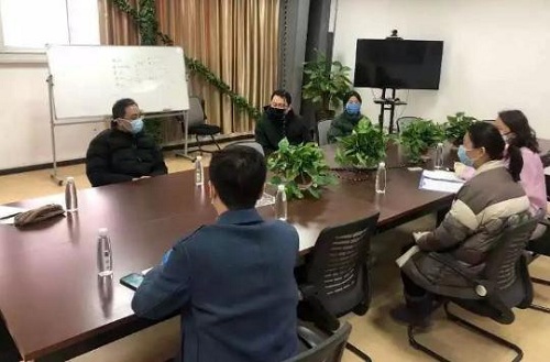 合肥新站高新区领导到天合光能合肥工厂督导疫情防控工作