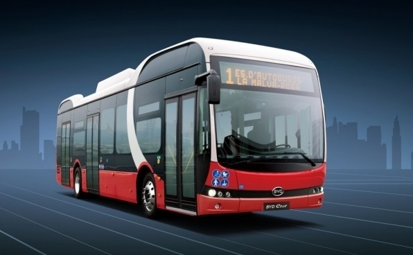 比亚迪获海外最大纯电动巴士订单