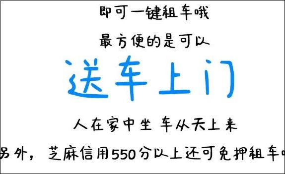 哈罗出行进军租车市场，芝麻信用550分以上免押金可租