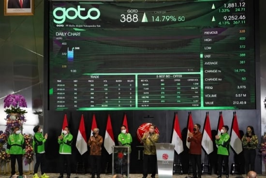 东南亚互联网巨头GoTo IPO 市值280亿美元