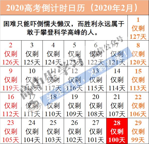 全班重本率96%! 最牛班主任分享40条班规2020高考倒计时日历！-企一网