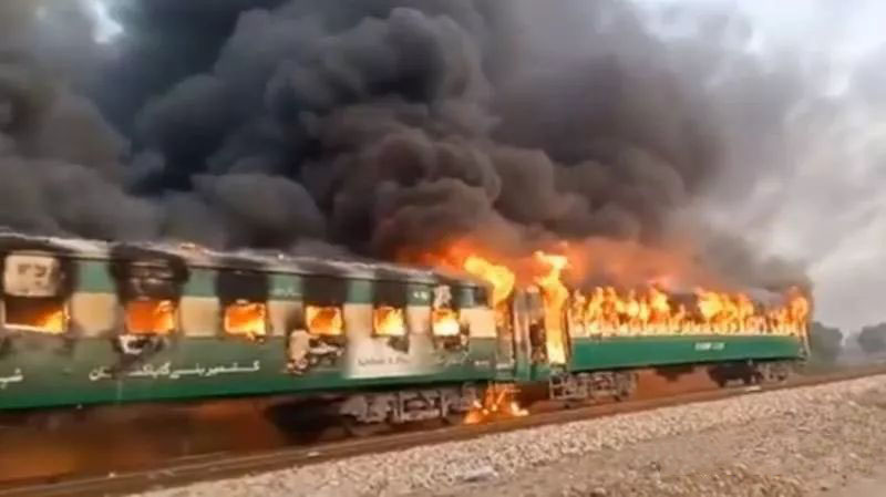 巴基斯坦火车爆炸起火已致62死，有人在车上做饭-企查查-企一网