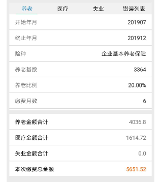 公司查询个人社保