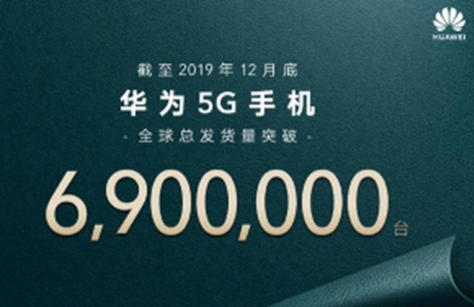 华为官宣：5G手机全球出货量突破690万台