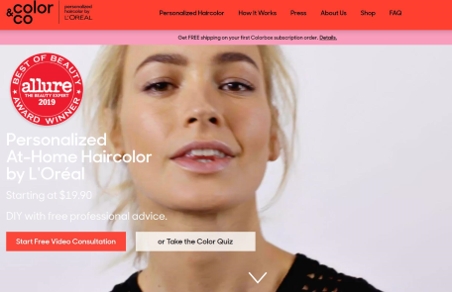 欧莱雅旗下品牌Garnier 打造店内AR虚拟染发试色体验