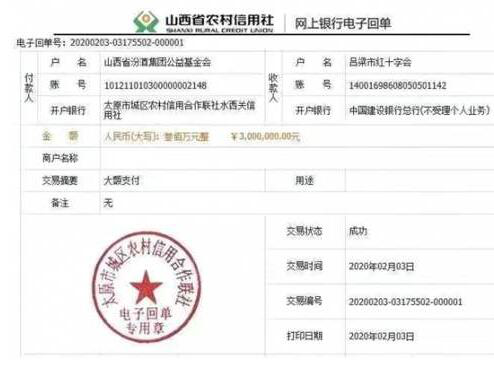 汾酒再捐300万 三次累计2500万支援疫情防控阻击战