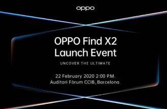 外媒曝光OPPO Find X2邀请函，2020年最受期待的旗舰手机来了 