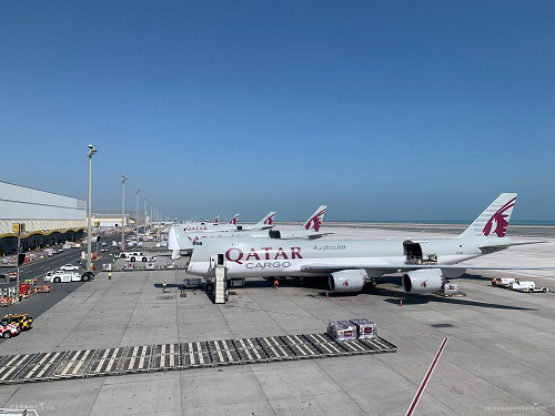 卡塔尔航空执行货运包机任务 免费承运医疗物资驰援中国 
