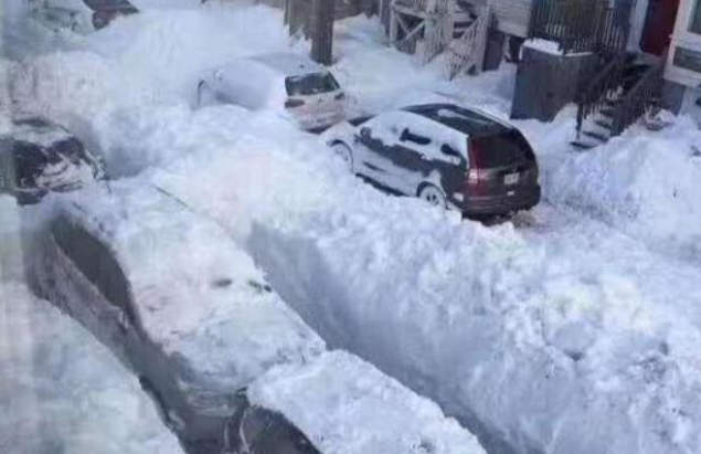 齐齐哈尔遭强降雪袭击