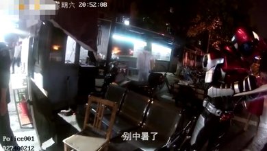 假面骑士被保安拦截