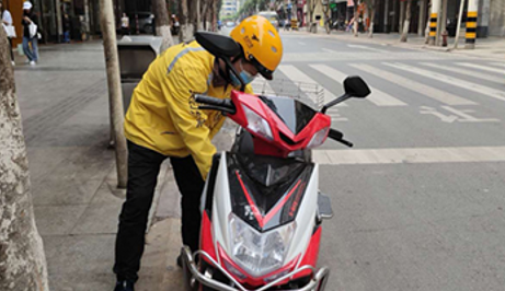 教师兼职外卖员
