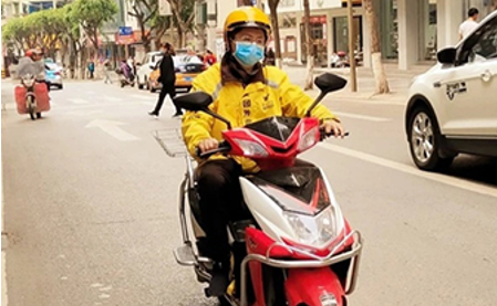 教师兼职外卖员