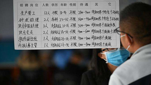 4月失业率达到了0.6%