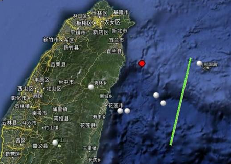 台湾宜兰附近海域发生地震