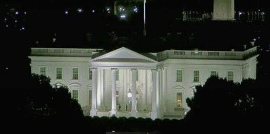 白宫罕见熄灯