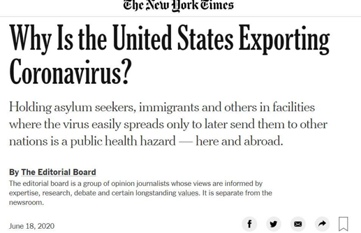 美国故意输出病毒，将他们出口到这些国家？