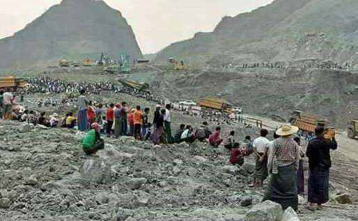 缅甸一知名矿区发生塌方，造成大规模人员伤亡