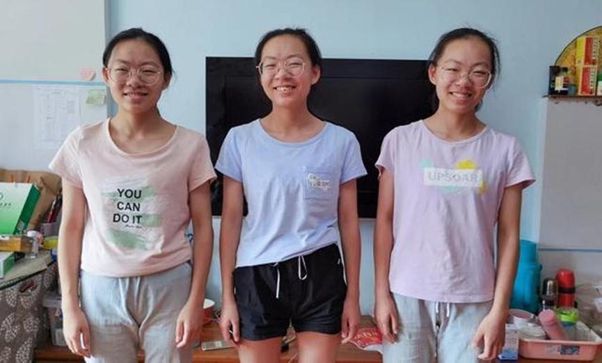 贵州“学霸”三胞胎姐妹，高考均超过理科一本线130分