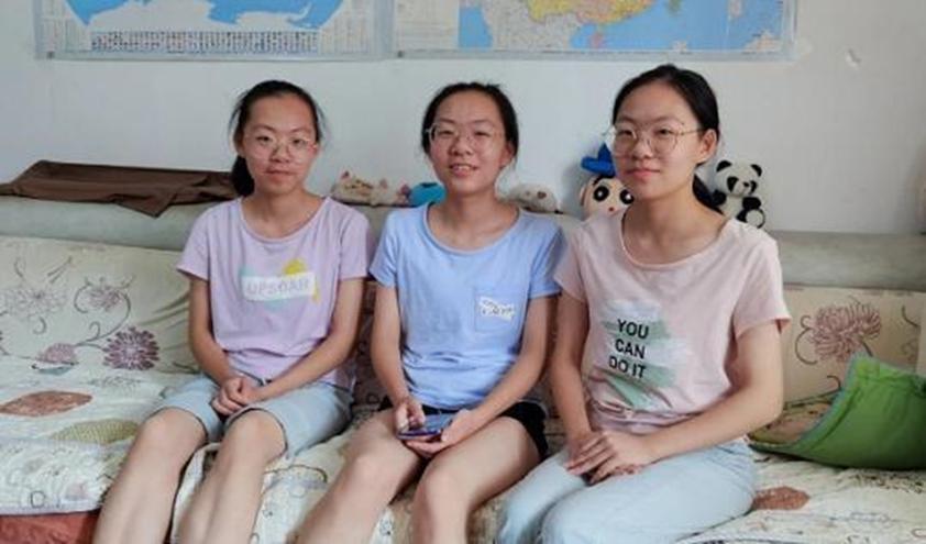 贵州“学霸”三胞胎姐妹，高考均超过理科一本线130分