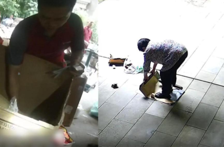 快递小哥粗心落下全新电脑，老人捡去当废品卖了3块