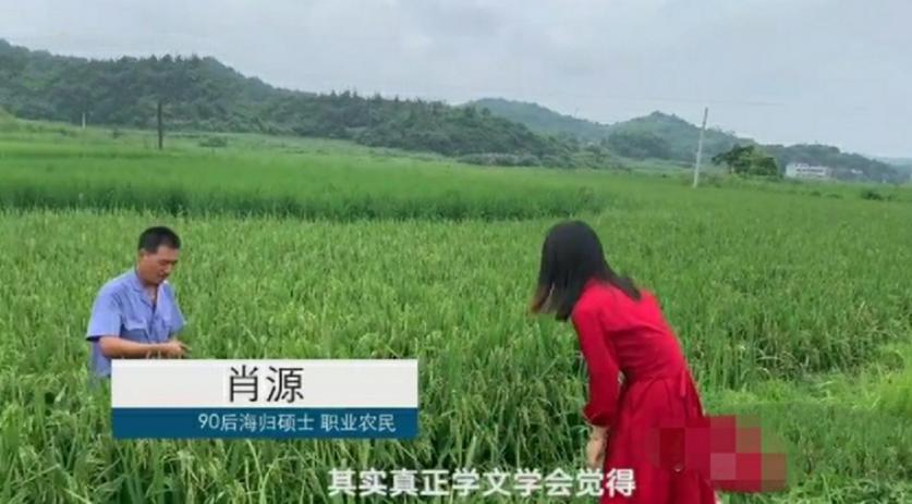 不一样的农民，海外留学归来，曾学七年文学