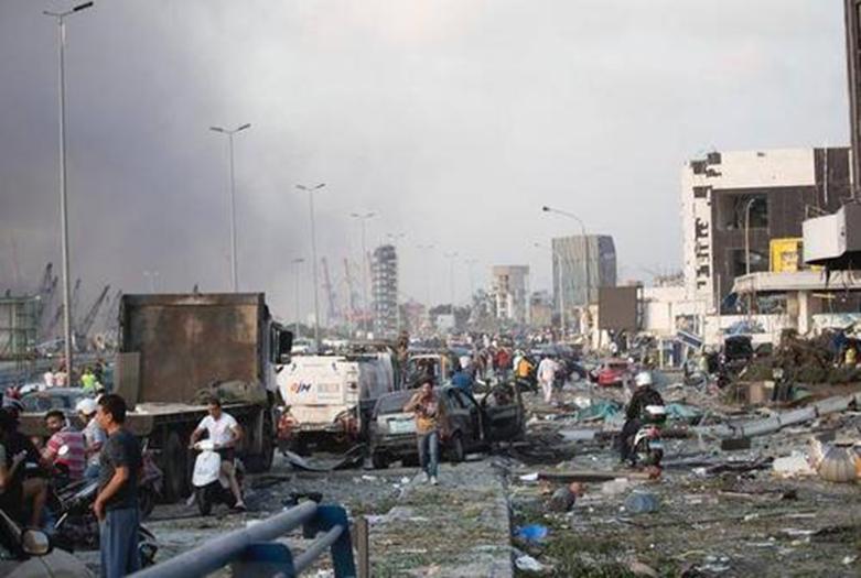 黎巴嫩首都爆炸已致70余人死亡，堪比原子弹爆炸