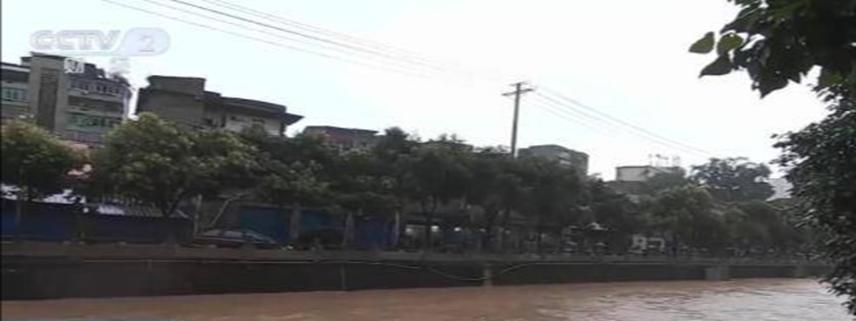 洪水倒灌，重庆双江古镇被淹
