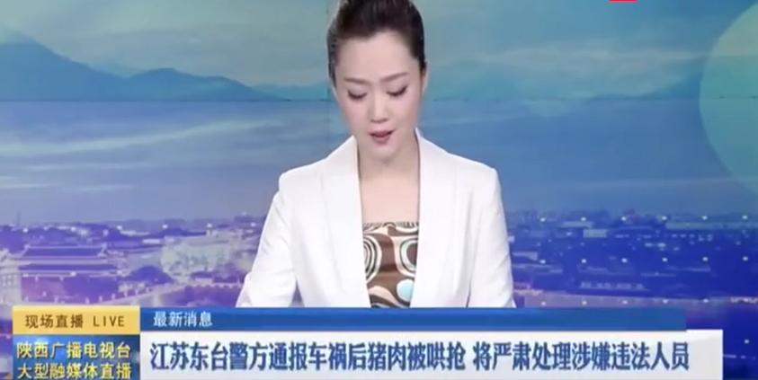 江苏有村民哄抢财物，10吨猪肉被哄抢，5人被刑拘