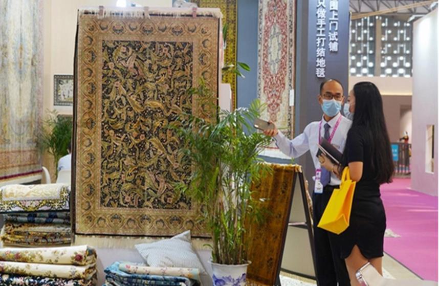 天匠手工地毯强势登陆2020年上海摩登家居展