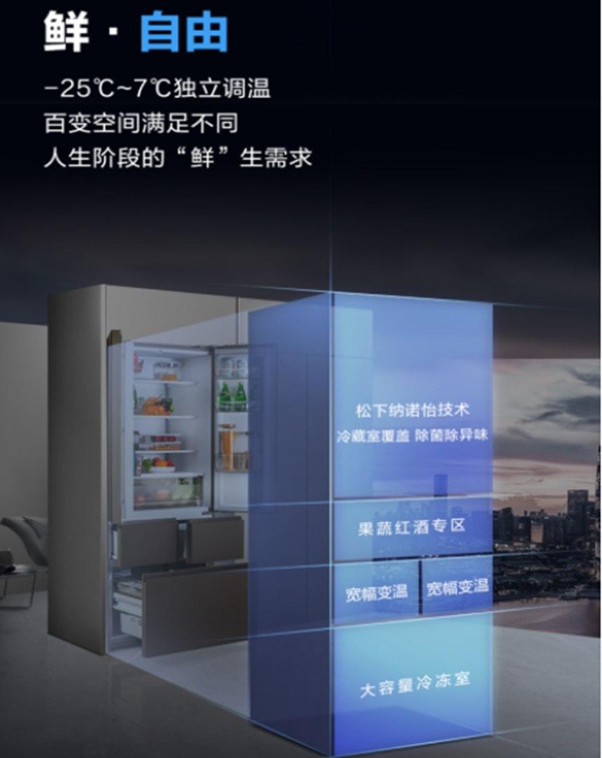 松下纤雅•自由嵌入系列新品冰箱正式发布