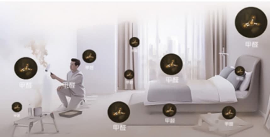 艾我森氧负离子窗帘 给家装一片森林