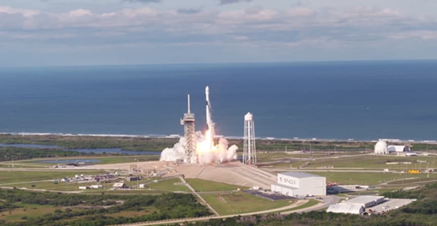 创纪录！SpaceX首次回收七手火箭