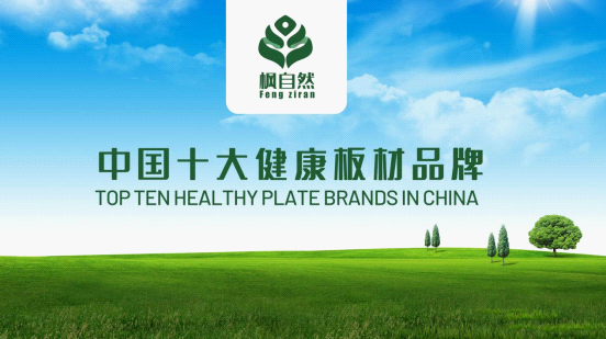 枫自然板材荣获“中国十大品牌”称号