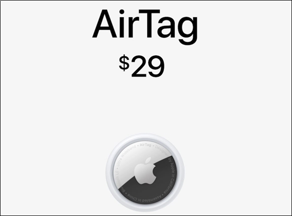 苹果发布追踪配件AirTag
