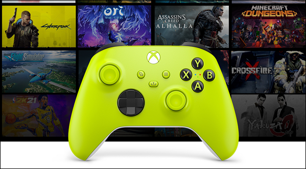 微软全新Xbox无线控制器电光黄5月11日开售