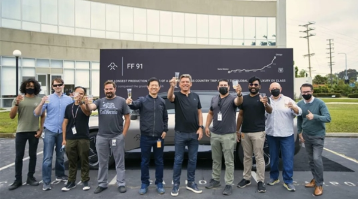 FF 91完成电动车最长道路测试，量产再进一步