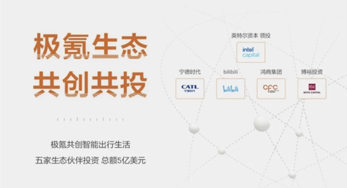 极氪智能科技完成首轮5亿美元融资
