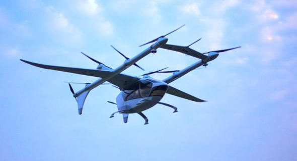峰飞科技自研eVTOL载人飞行器V1500M完成首飞测试