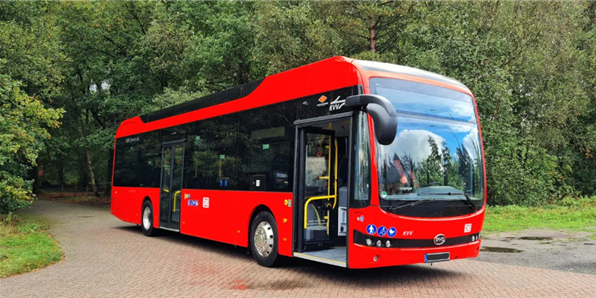 比亞迪向德國聯邦鐵路交付5臺全新12米純電動巴士