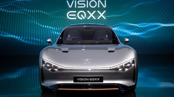 奔驰全新VISION EQXX概念车迎来全球首发