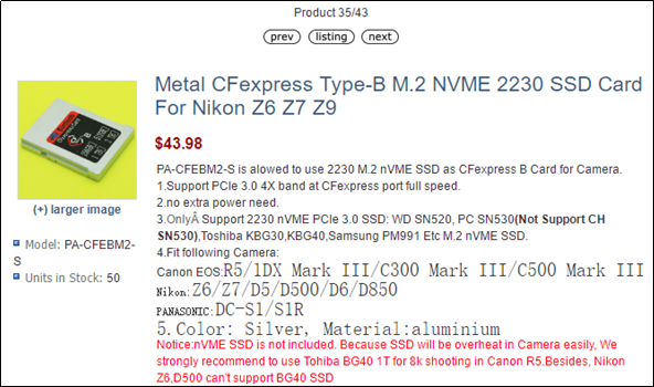 intech推出CF Express卡卡套，售价仅44美元