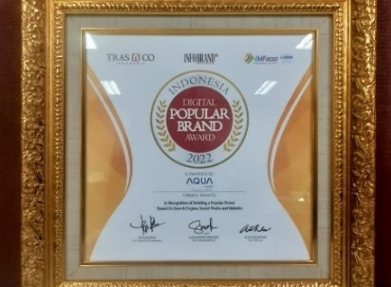 QUA获得“2022年印度尼西亚数字流行品牌奖”