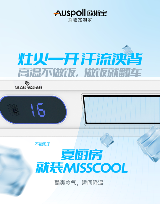 拒绝汗流浃背，欧斯宝厨房专用空调打造私人化空间