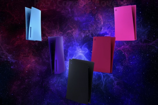   索尼PS5新增粉/蓝/紫三种全新定制面板，售价55美元