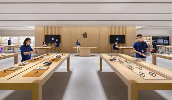 武汉首家苹果Apple Store零售店正式开店营业